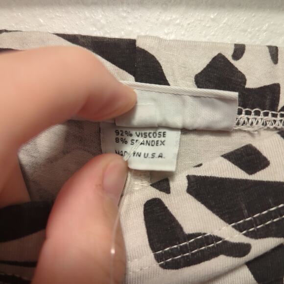 NWT Bryn Walker Oasis Floral Basic Jersey Crop Pull On Leggings Sz XXS - Picture 5 of 6